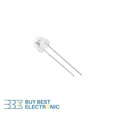 LED STRAW HAT 4.8MM RED