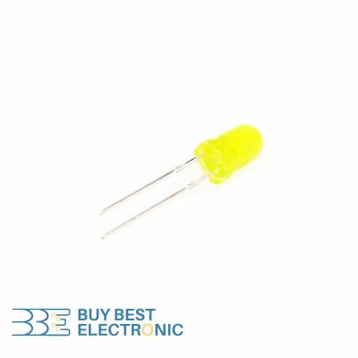LED 5 OVAL YELLOW