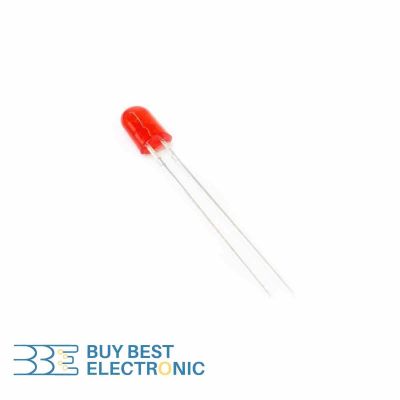 LED 5MM OVAL RED