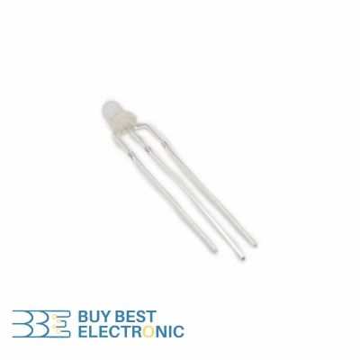 LED 3MM 3PIN RED-GREEN COMMON ANODE