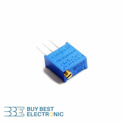 MULTITURN TRIMMING POTENTIOMETER 500OHMS