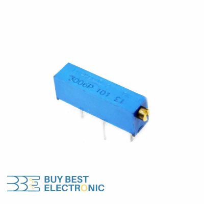 AXIAL MULTITURN TRIMMING POTENTIOMETER 100OHM
