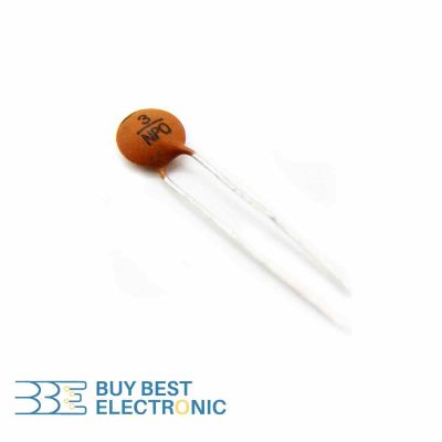 CERAMIC DISC CAPACITOR 3PF 50V