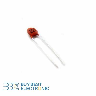 CERAMIC DISC CAPACITOR 220PF 50V