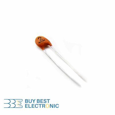 CERAMIC DISC CAPACITOR 2PF 50V