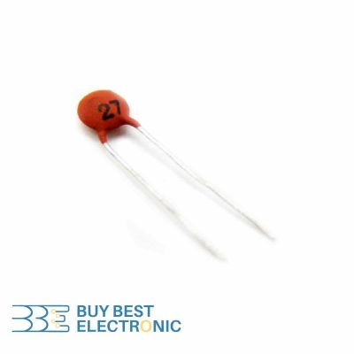 CERAMIC DISC CAPACITOR 27PF 50V