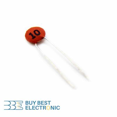CERAMIC DISC CAPACITOR 10PF 50V