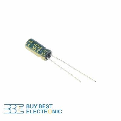 47UF/35V-5X11-105C-GREEN