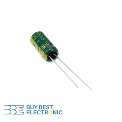 100UF 25V-6.3*12-105C-GREEN