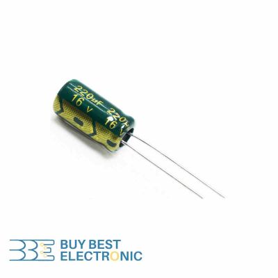 220UF 16V-6.3*12-105C-GREEN