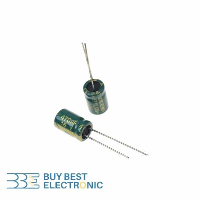 470UF/16V-8X12-105C-GREEN