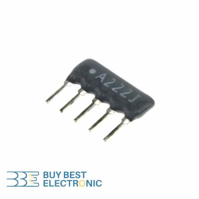 RESISTOR ARRAY 2.2KOHMS 5PIN
