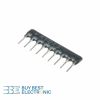 RESISTOR ARRAY 100OHM 9PIN