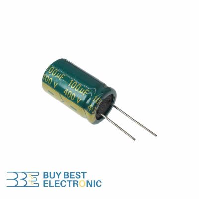 100UF/400V-18X30-105C-GREEN