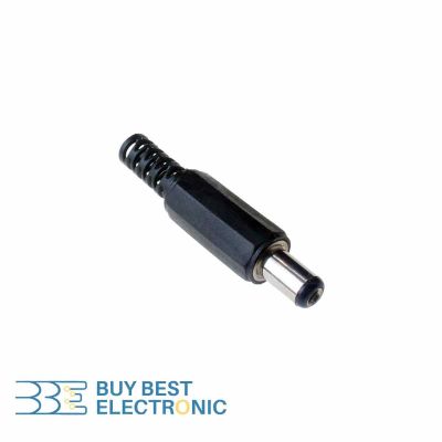 DC MALE PLUG 2.1*5.5MM COPPER