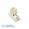 RJ45 CAT6 UTP OUTLET+COVER WHITE (Refurbished)