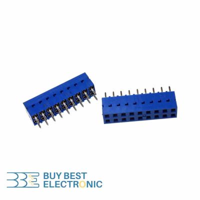 PIN HEADER 2*9 FEMALE 2.54MM