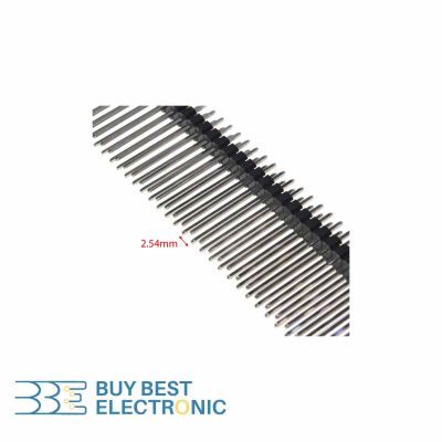 PIN HEADER 2*40 MALE 21MM ST 2.54MM