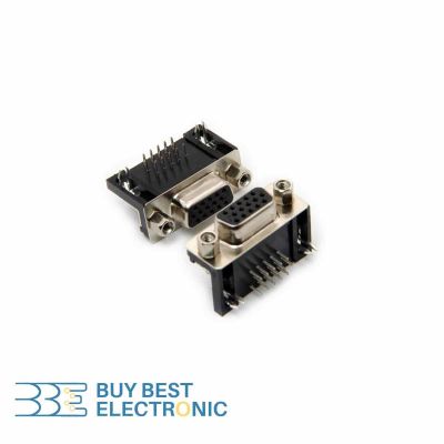 15 PIN D-SUB VGA RIGHT ANGEL FEMALE