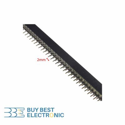 PIN HEADER 2*40 FEMALE ST 2MM