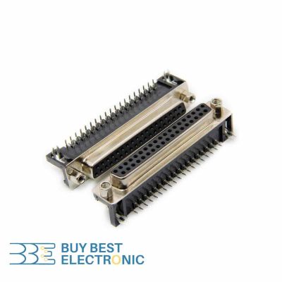 37 PIN D-SUB RIGHT ANGEL FEMALE