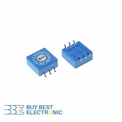 HEX SMD ROTARY SWITCH 0-F (10*10)