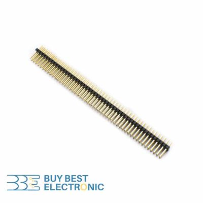 PIN HEADER 2x40 MALE 1.27MM