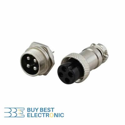 GX16-4PIN MALE AND FEMALE